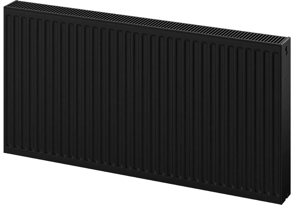 Mexen, panelový radiátor Mexen C22 600 x 900 mm, bočné pripojenie, 1487 W, čierny - W422-060-090-70