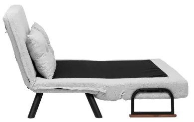 Rozkladacia dvojmiestná pohovka QIRA, sivá