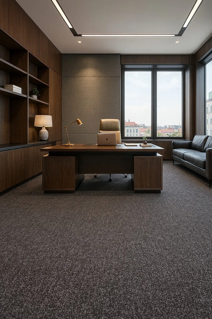 Condor Carpets, Koberec metráž Extreme 77, na mieru, šíře 4m,5m, šedá, ab (mriežka), chodba / predsieň