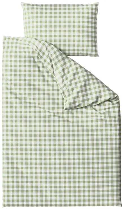 Bavlnené obliečky do postieľky Renforcé GRENTIS zelené Rozmer obliečky: 45 x 65 cm | 90 x 135 cm