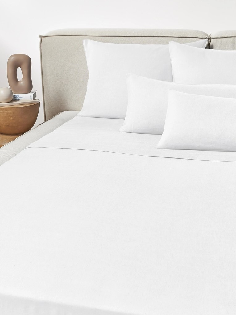 Posteľná plachta z vypratého ľanu Airy