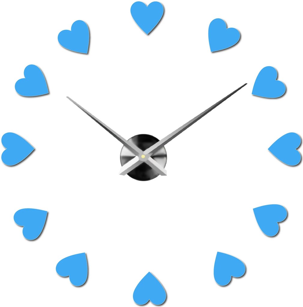 SENTOP | Veľké nástenné hodiny s motívom srdca I SENTOP 12S051 Wall clock HEU- analógové