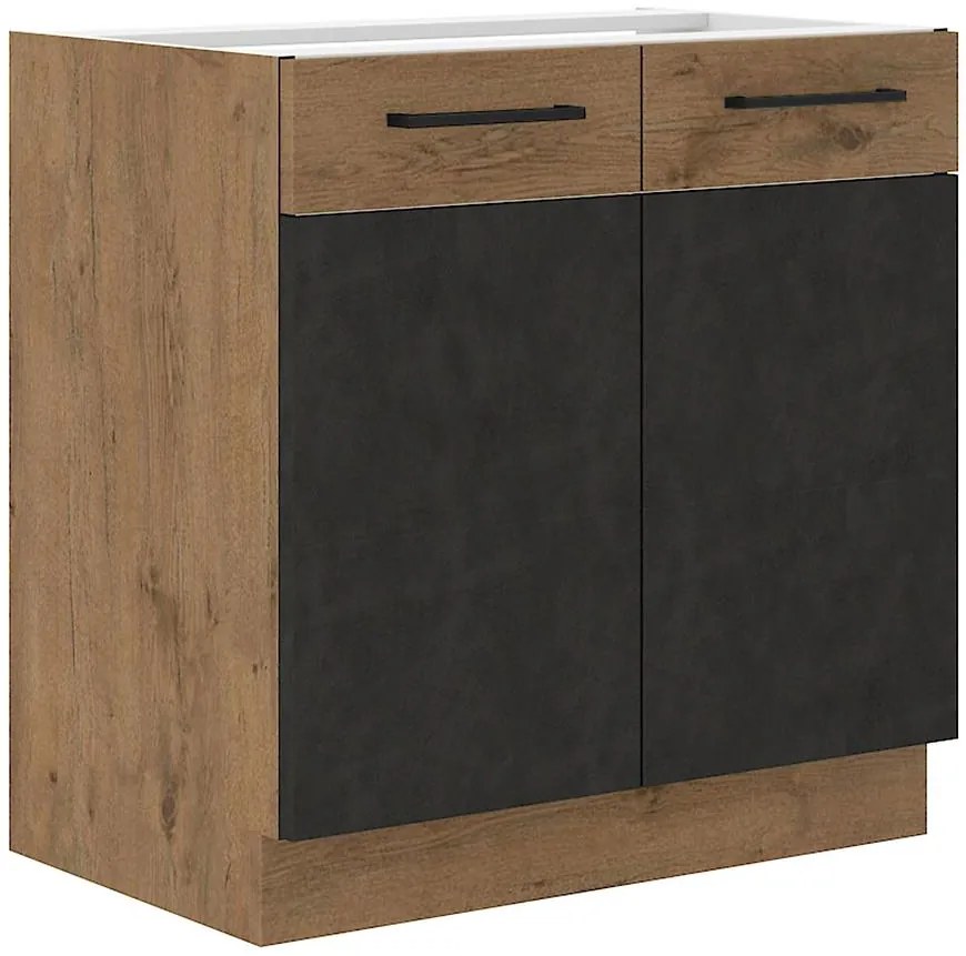 Skrinka do kuchyne VIGO grafit mat 80D 2F BB