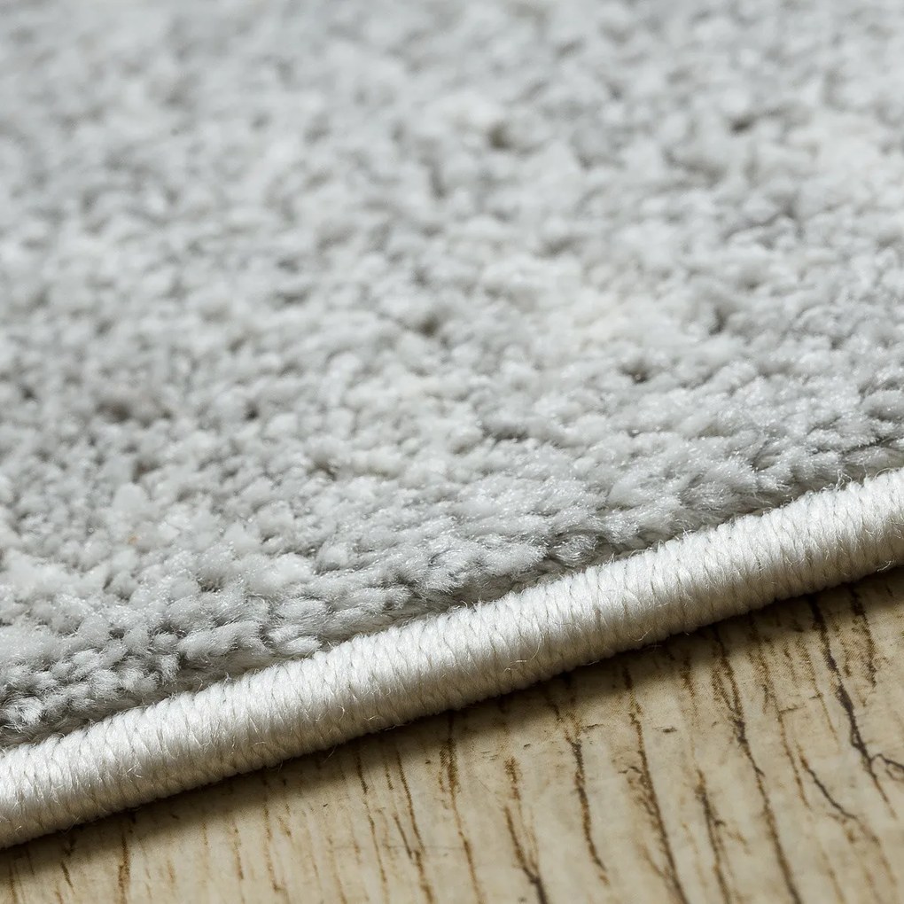 Dywany Łuszczów, Kusový koberec Fusion 5868 white/yellow, 180x270, šedá, kancelária