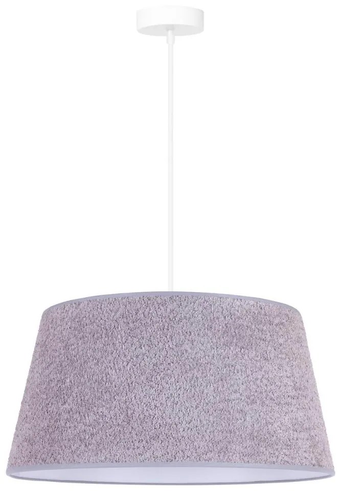 Duolla - Luster na lanku BOUCLE 1xE27/15W/230V pr. 50 cm šedá