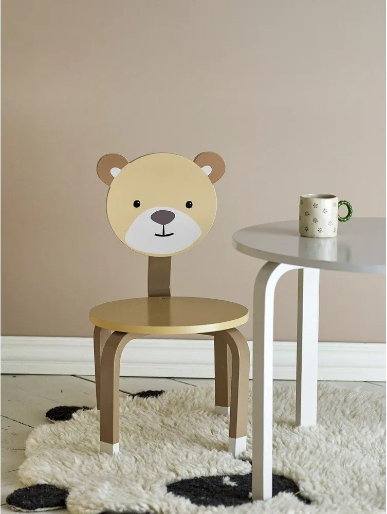 Hnedá detská stolička Marle – Bloomingville Mini