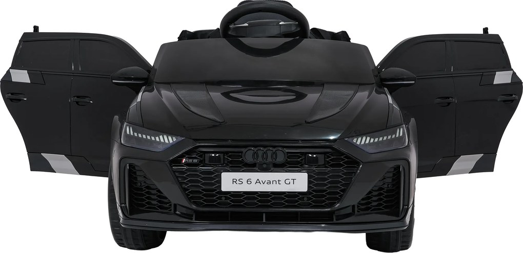 Ramiz Audi RS6 Avant GT elektrické autíčko pre deti čierne
