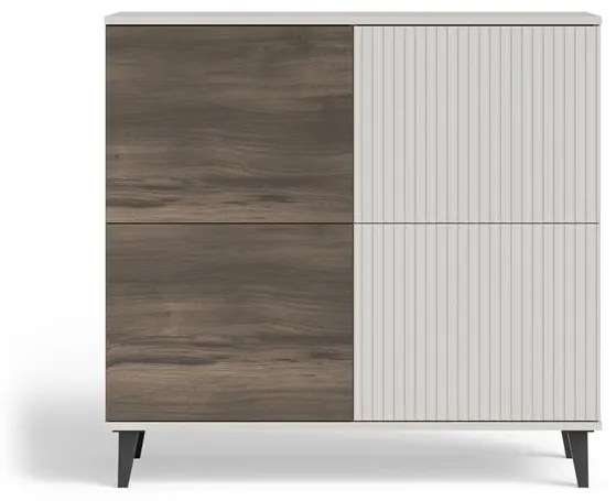 Komoda Náhodná 100 cm kašmír/orech