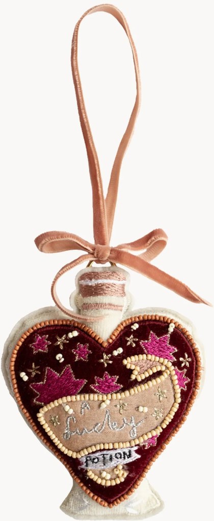 Ručne vyrobené vianočné ozdoby Lucky Potion, 2 ks