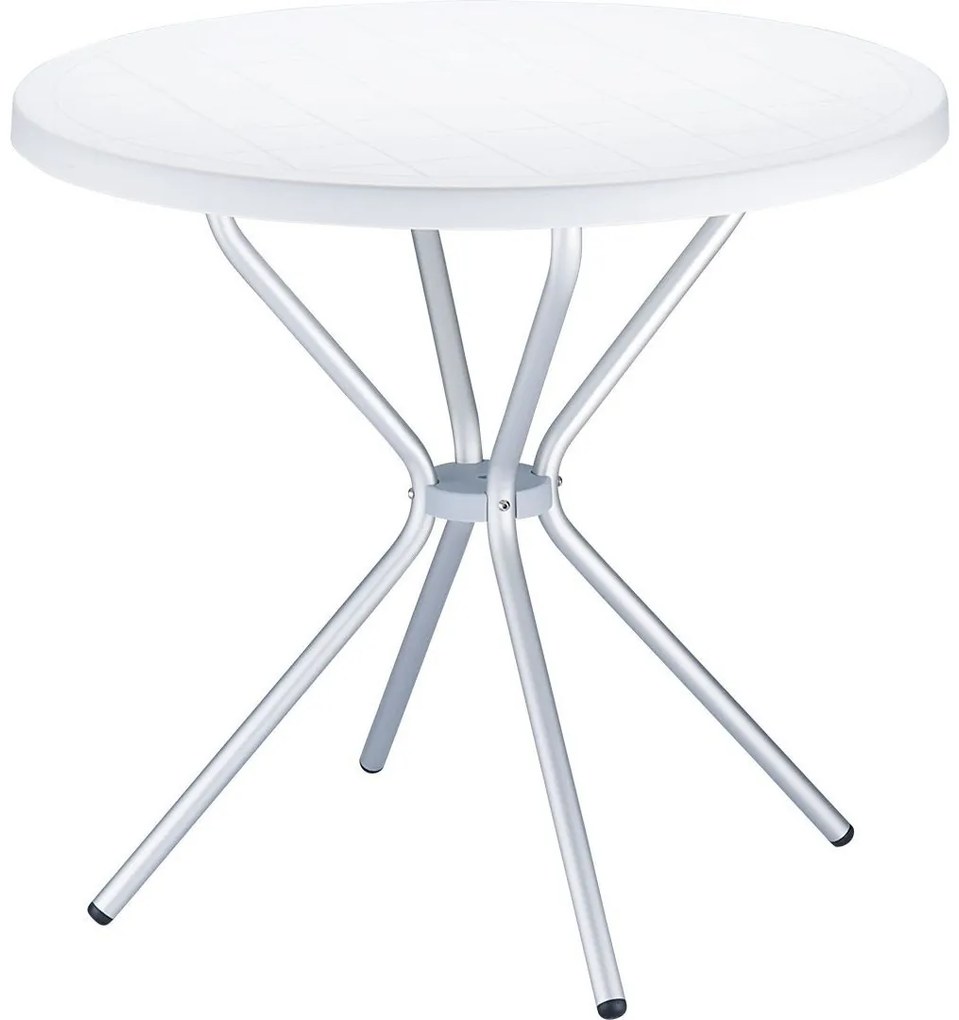POPPY ALU záhradný stôl white