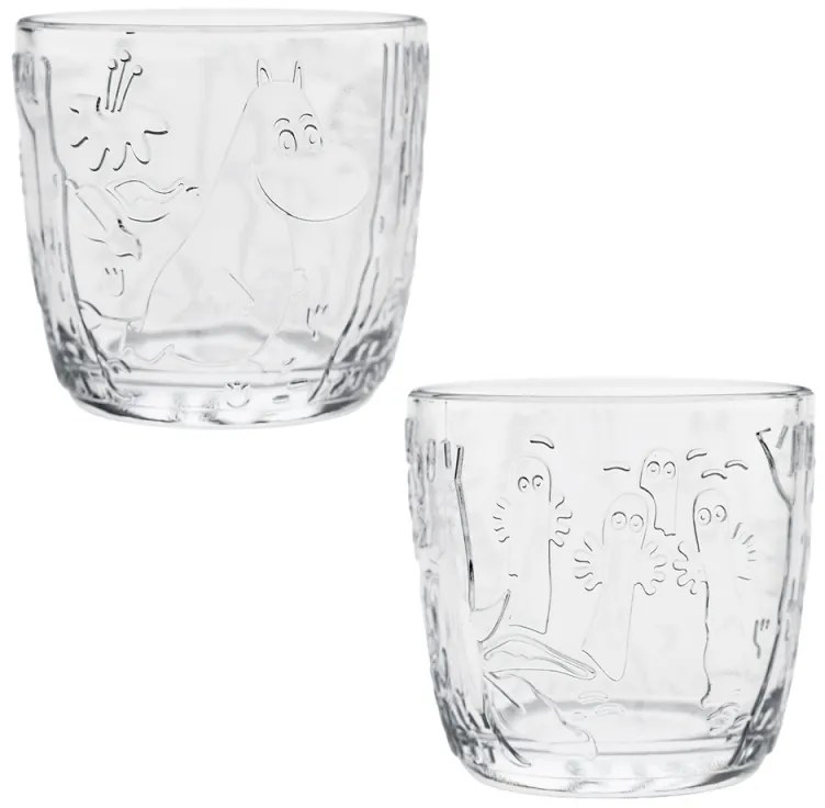 Pohár Moomin 0,28l, 2ks / čirý