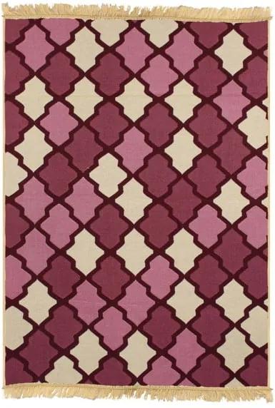 Fialovo-béžový koberec Ya Rugs Claret, 120 x 180 cm