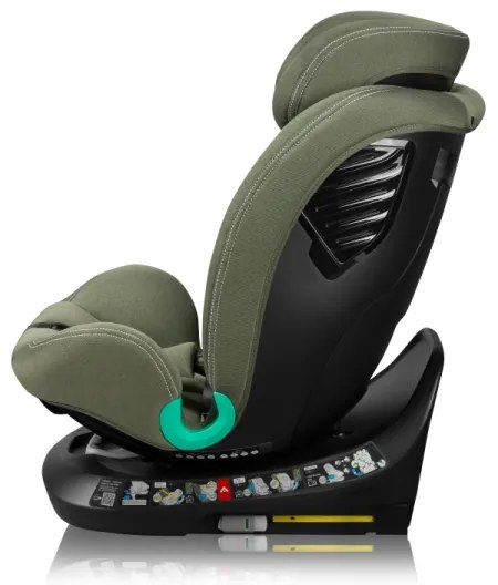 Lionelo - Otočná autosedačka so základňou BASTIAAN ONE i-Size 40-150 cm olivovo zelená