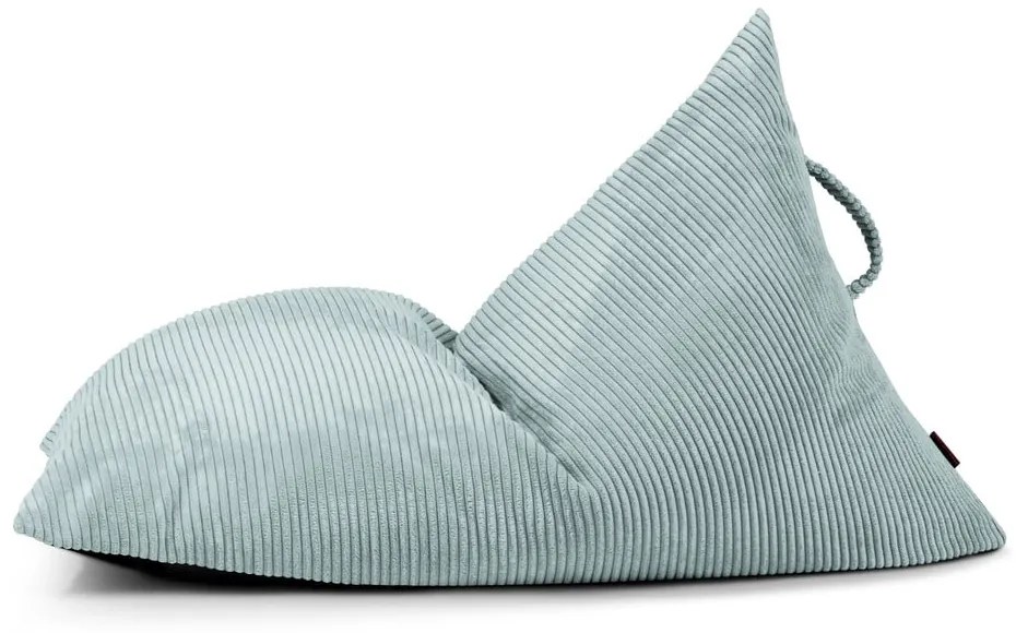 Menčestrový detský sedací vak v mentolovej farbe Razzy – SLOWDOWN