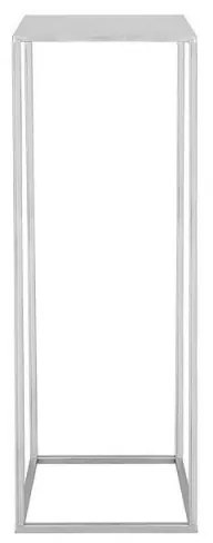 SPRINGOS Kovový stojan na kvety 100 cm, strieborný SPRINGOS LOFT