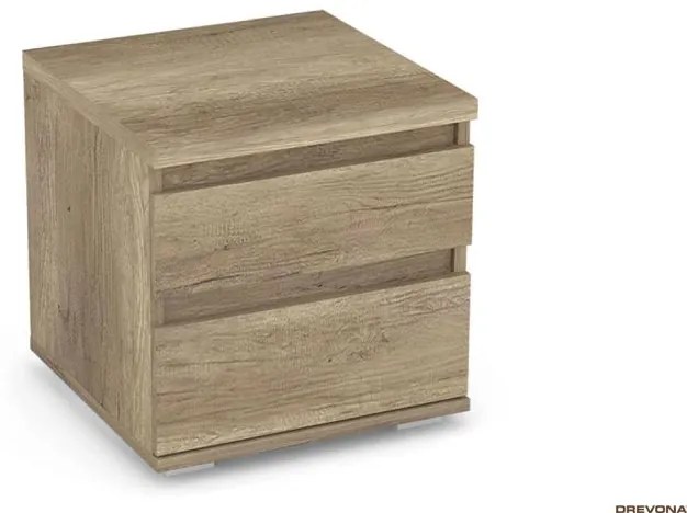 Drevona, nočný stolík REA AMY 1, dub canyon