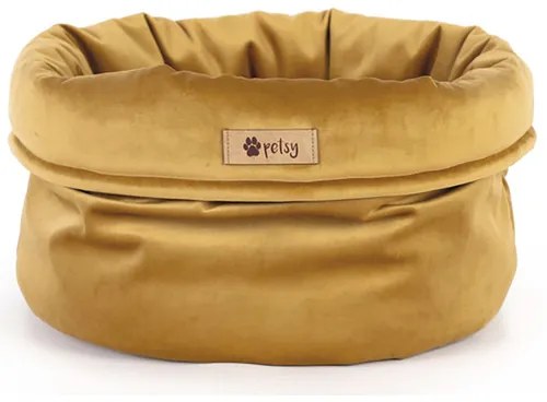 Pelech pre psov Petsy Royal Basket Ø40 cm zlatý