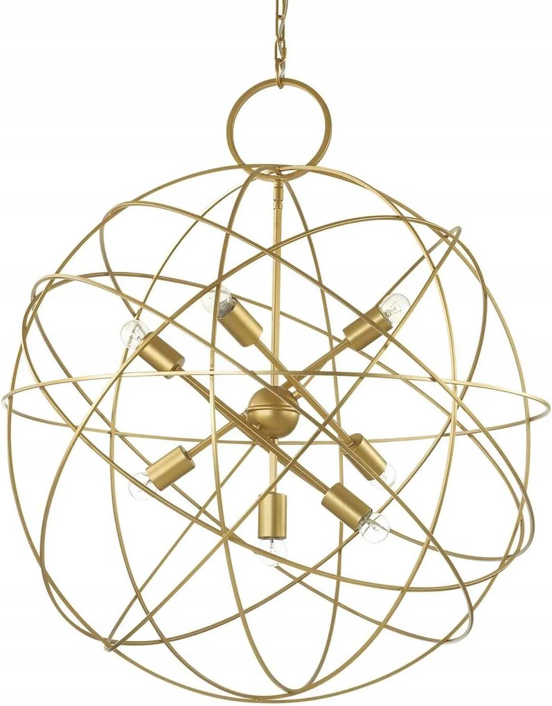 Závesné svietidlo Ideal Lux Konse SP7 oro 156033 zlaté 80cm