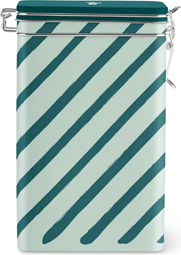 Dóza na kávu, s pásikmi