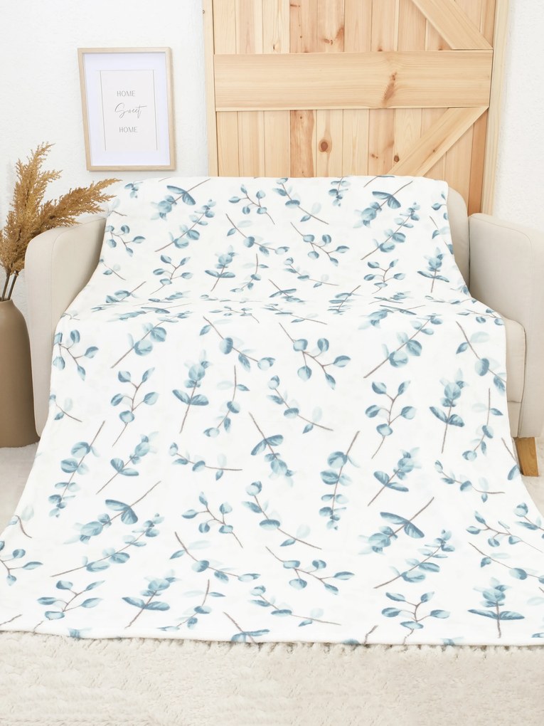 Deka mikroplyš Exclusive 150 × 200 cm – Eukalyptus