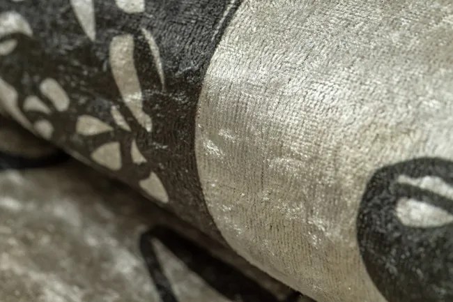 Protišmykový koberec / behúň ANDRE 2835 zelený / hnedý