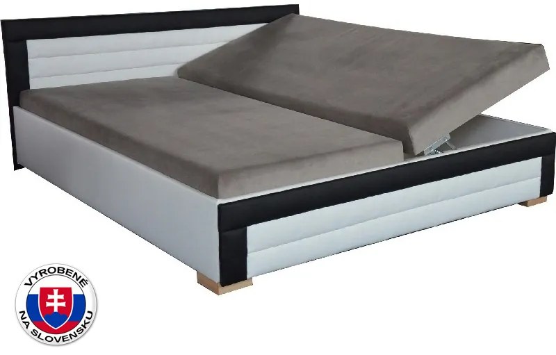 Manželská posteľ 160 cm Janette (so sendvičovými matracmi). Vlastná spoľahlivá doprava až k Vám domov. 774193