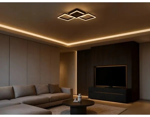 LED stmievateľné stropné svietidlo LED/85W/230V 3000-6500K + diaľkové ovládanie