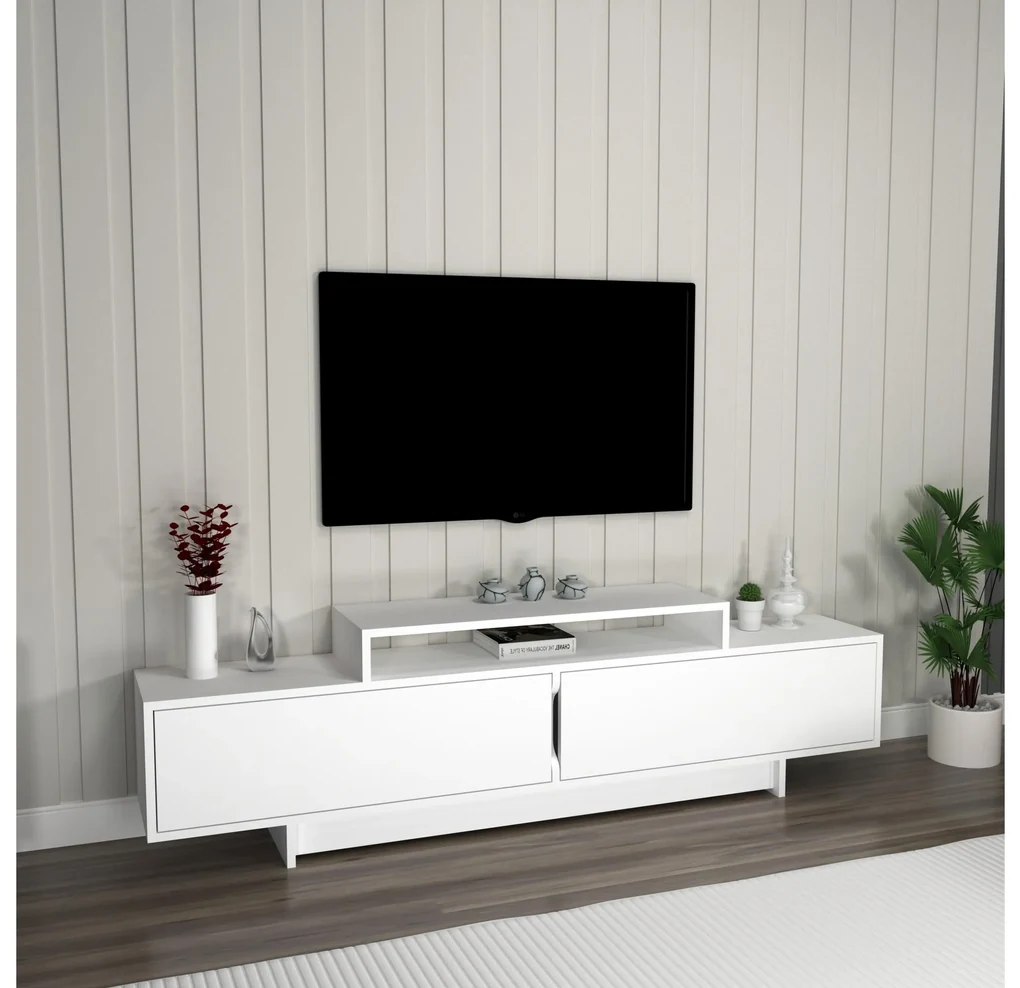 TV stolík/skrinka Grasias (biela). Vlastná spoľahlivá doprava až k Vám domov. 1107676
