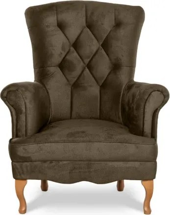 Kreslo Panama 1, hnedá (Monolith 09)