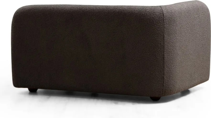 Třímístná pohovka Victoria 228 cm boucle šedá