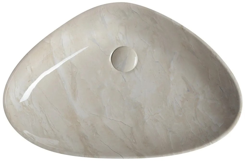 Sapho Sapho, DALMA keramické umývadlo 58,5x14x39 cm, marfil, MM227