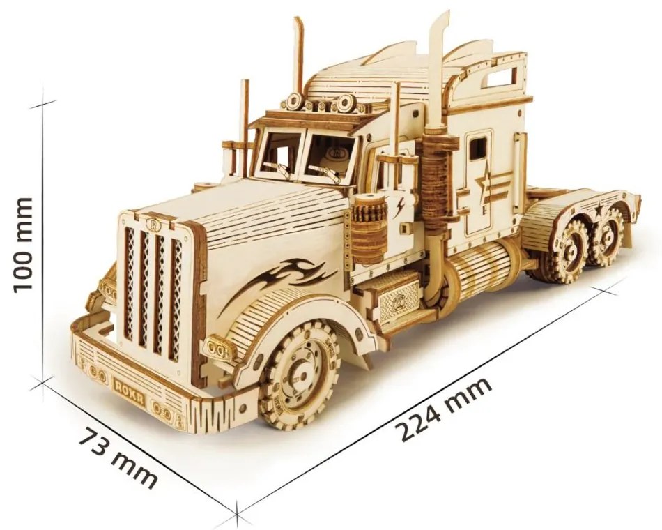 Robotime Rokr 3D Velký nákladní tahač MC502 286ks