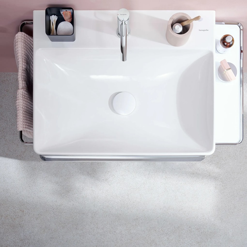 Hansgrohe Tecturis S, páková umývadlová batéria 110 CoolStart EcoSmart+ s odtokovou súpravou, chrómová, HAN-73314000