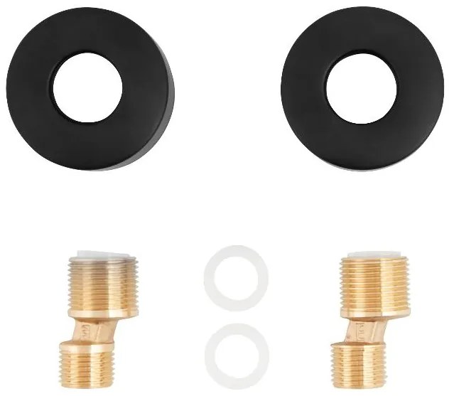 Livarno home Sprchová/Vaňová batéria s termostatom (vaňová batéria, čierna)  (100393709)