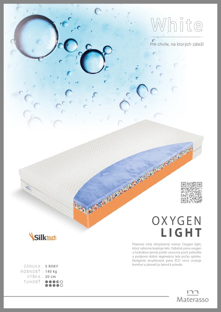 Materasso Penový matrac Oxygen Light Rozmer: 85 x 195 cm