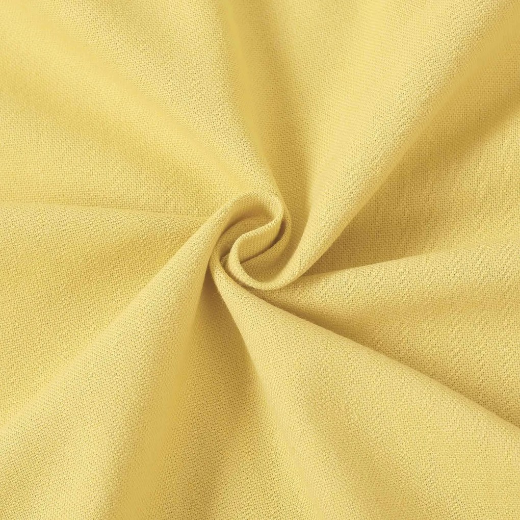 Goldea prírodná látka z ľanovej zmesi - žltá 300 cm