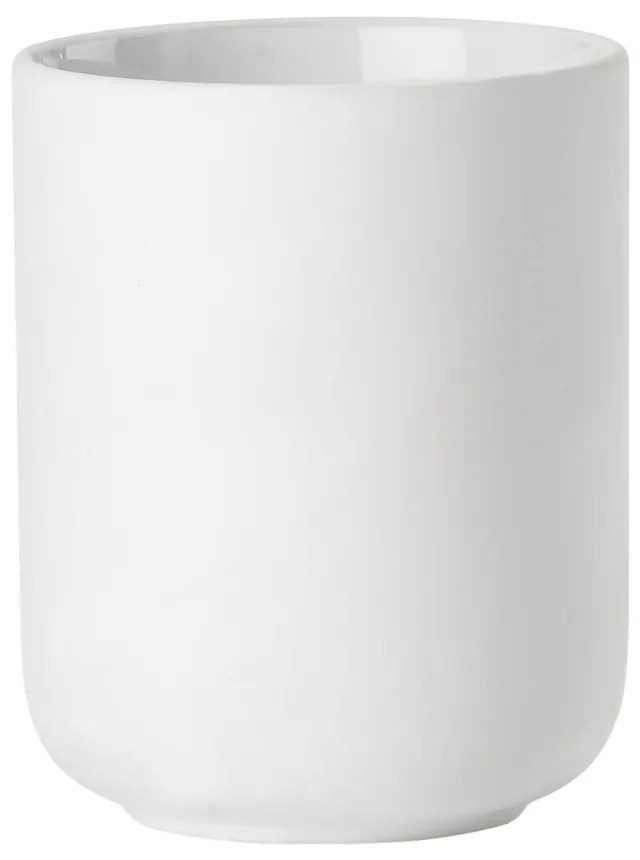 Biely pohárik na zubné kefky Zone UME