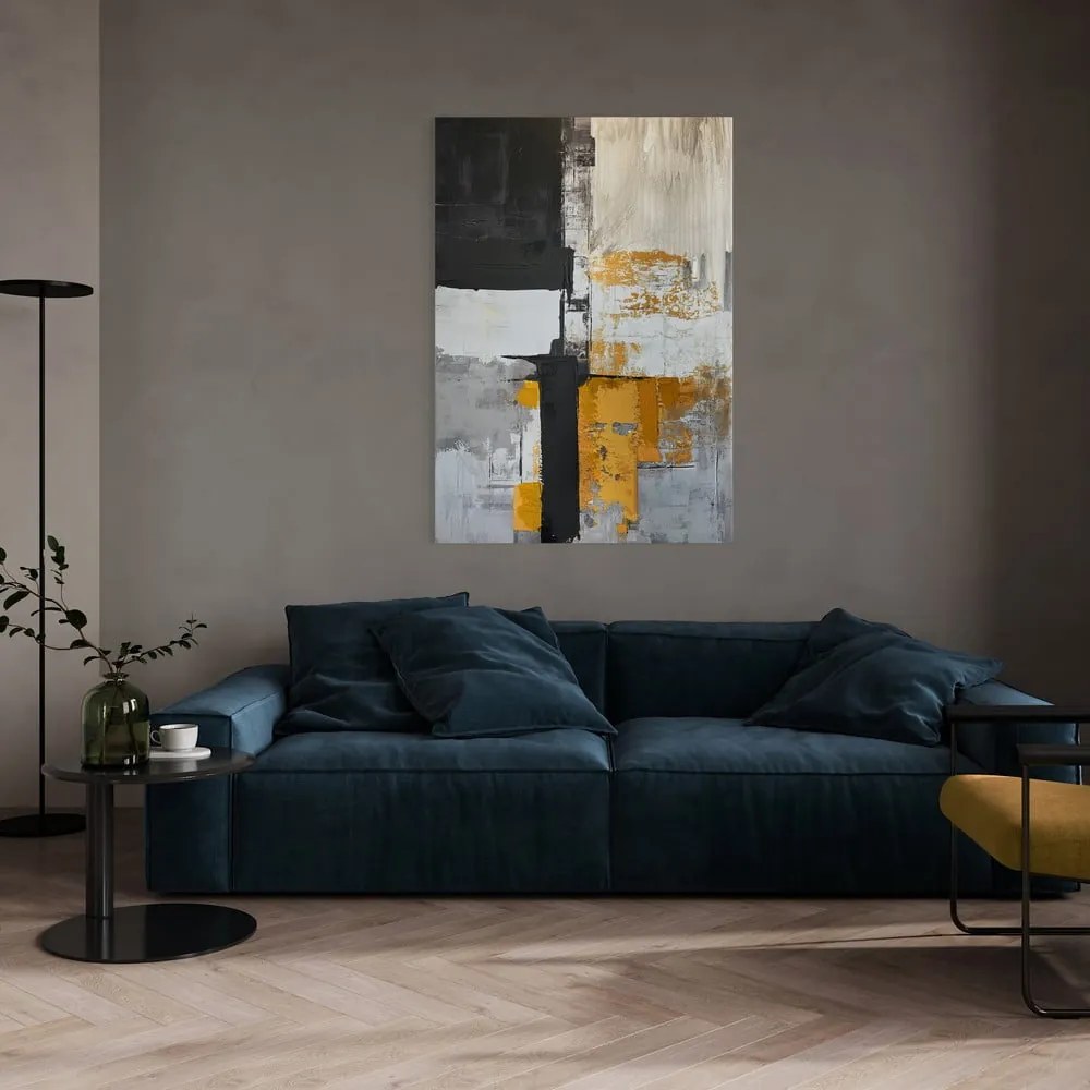 Obraz s ručne maľovanými prvkami 70x100 cm Jade – Styler