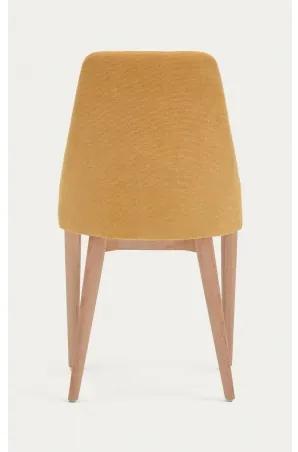 ROSIE CHENILLE stolička Žltá
