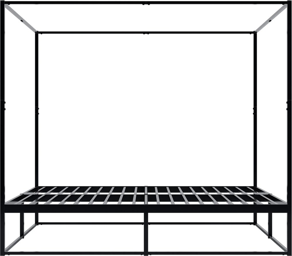 Posteľ Batoni 200x200 - čierna
