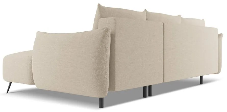 Béžová rohová pohovka (pravý roh) Malie – Makamii