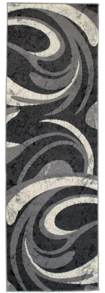 Kusový koberec PP Zoe šedý atyp, Velikosti 100x200cm