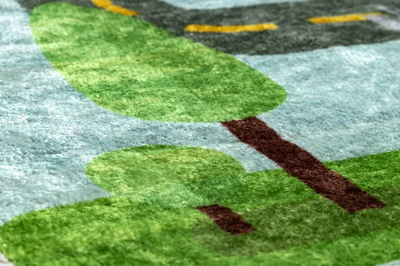 Dywany Łuszczów, Detský kusový koberec Junior 52105.801 Construction site, 160x220, viacfarebná, detská izba