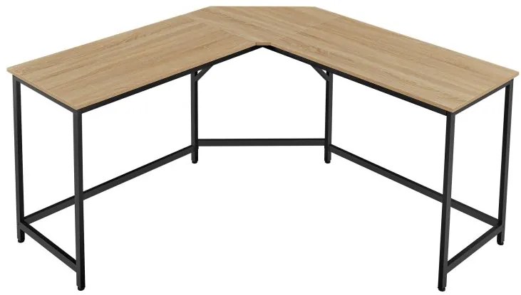 Počítačový stôl rohový- dub sonoma