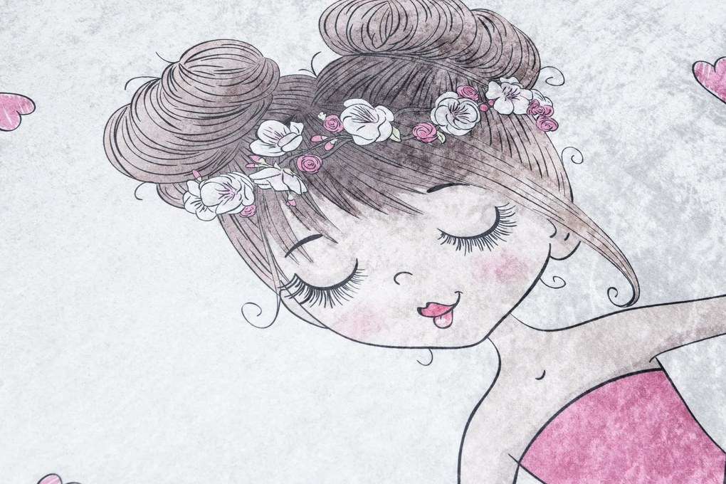 TA Koberec 2701 TLAČ EMMA Rozmer: 80x150 cm