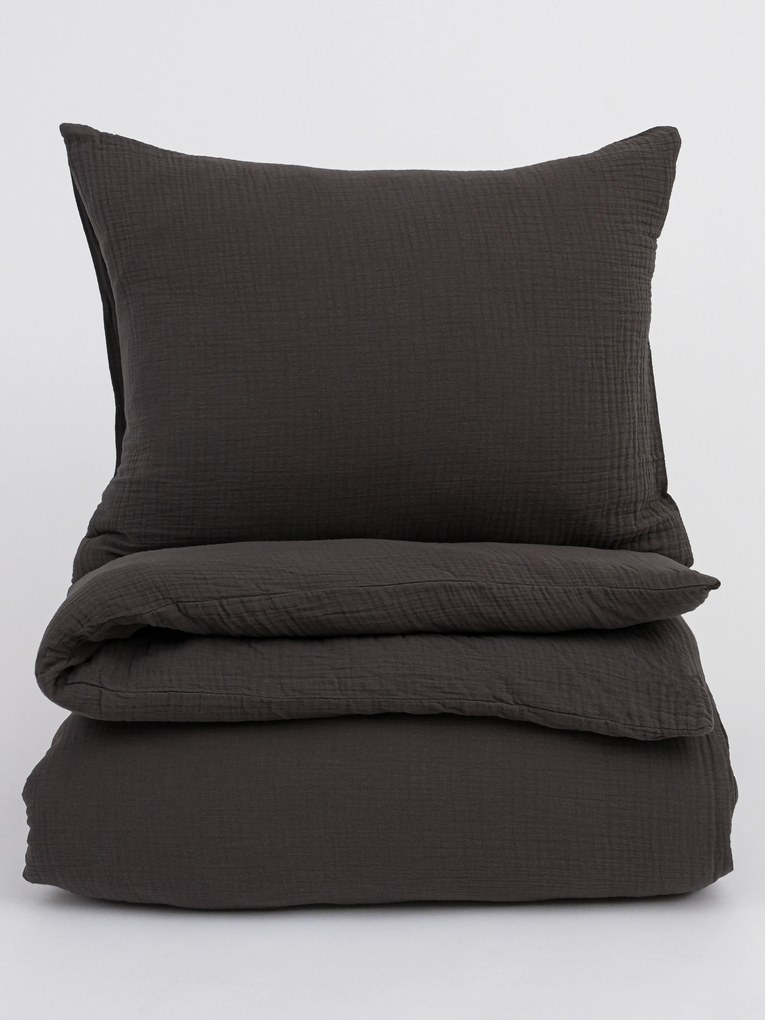 Mušelínové obliečky – Alexia tmavosivé