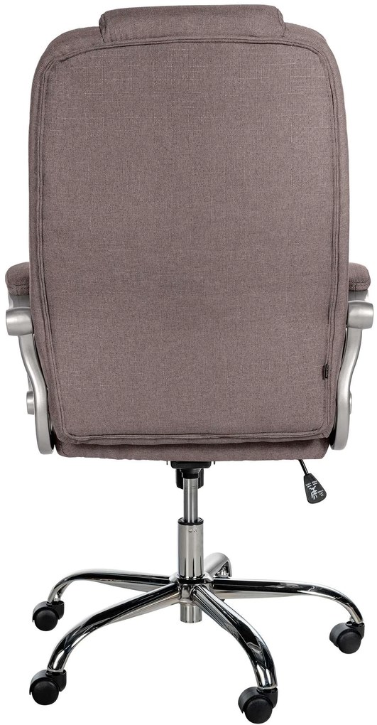 Kancelárska XXL stolička Apol látka - Sivo-hnedá (Taupe)
