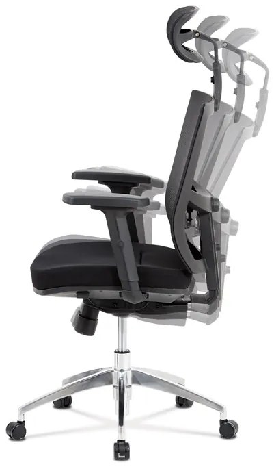 BONTEC Kancelárska stolička, synchrónny mechanizmus, čierna sieťovina, KA-B1083 BK Farba: Čierna