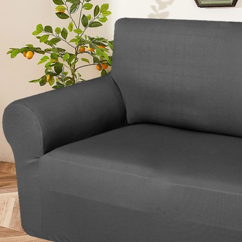 Ultra elastický poťah na trojmiestnu pohovku BestBerg / šedá