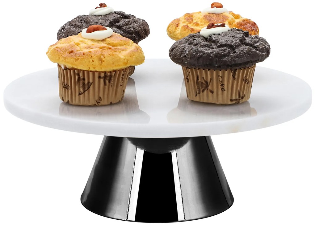 Echtwerk Mramorový servírovací tanier (Ø 22 cm, čierna) (100343357)